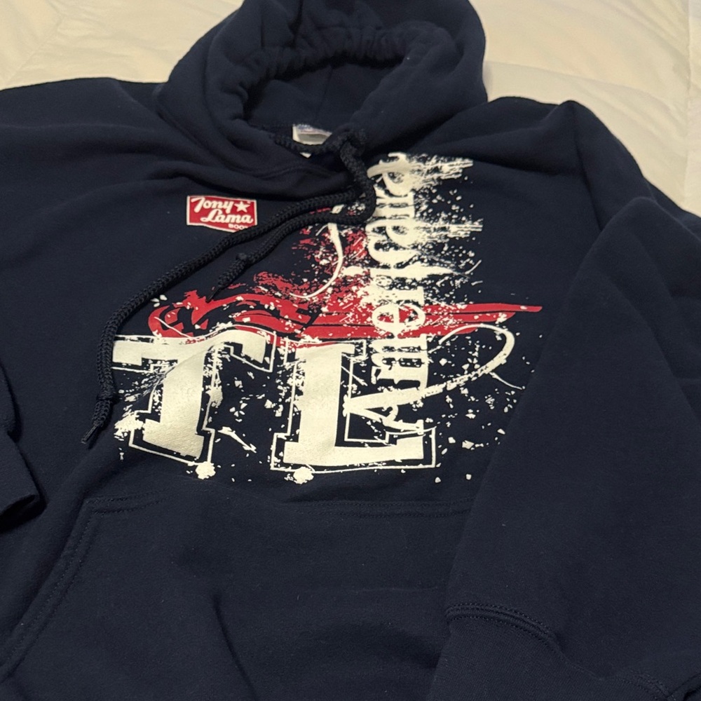 Tony Lama Dark Blue Graphic Men's Sweater